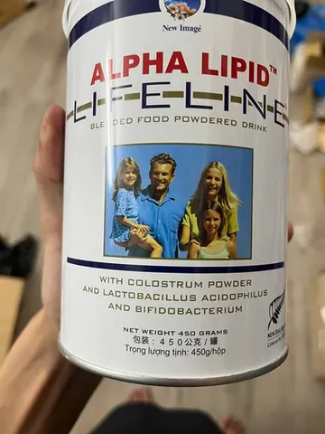 Sữa Non Alpha Lipid Life Line New Zealand 450G - Dinh Dưỡng Cải Thiện Da