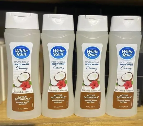 Sữa Tắm Dưỡng Ẩm Hương Dừa White Rain 354ml - Tươi Mát và Cung Cấp Độ Ẩm Cho Da, Thích Hợp Mọi Loại Da