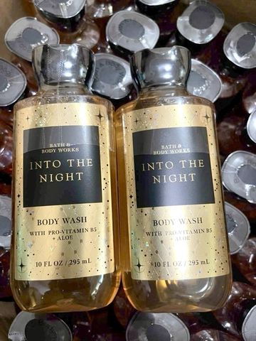 Sữa Tắm Bath & Body Works Into the Night 295ml - Hương Thơm Ngọt Ngào, Chăm Sóc Da Mềm Mại, Mỹ Phẩm Cao Cấp Ứng Dụng Hàng Ngày