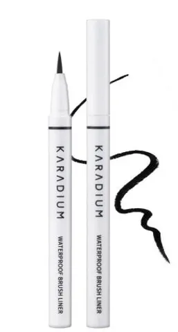 Kẻ Mắt Chống Trôi Karadium Waterproof Brush Liner Black