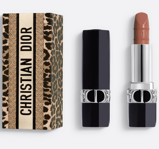 Son Dior Rouge Mitzah Satin 200 Nude Touch Limited Edition - Son Môi Cam Nâu Tây Trendy Hút Mắt 3.5g Chính Hãng Pháp
