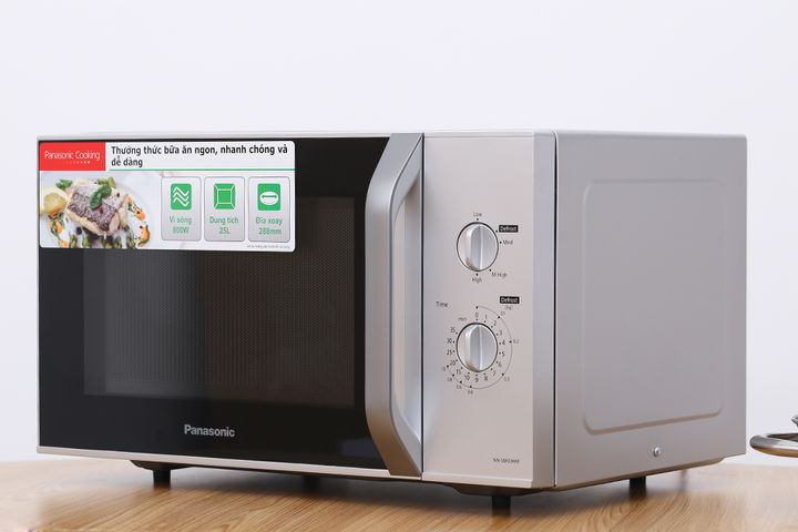 Lò Vi Sóng Panasonic NN-SM33HMYUE 25L Cơ 800W - Nấu, Hâm Nóng, Rã Đông - Thiết Kế Sang Trọng, Dễ Sử Dụng