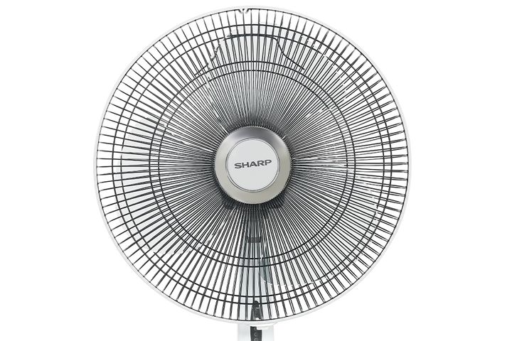 Quạt đứng Sharp PJ-S40RV-WH 50W - Quạt điện tích hợp 3 tốc độ gió, điều chỉnh chiều cao, thiết kế sang trọng cho không gian sống hiện đại