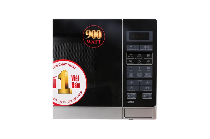 Lò Vi Sóng Sharp R-G572VN-S 25L Có Nướng - Bảng Điều Khiển Điện Tử, 6 Chế Độ Nấu Ăn, Thiết Kế Hiện Đại và Sang Trọng