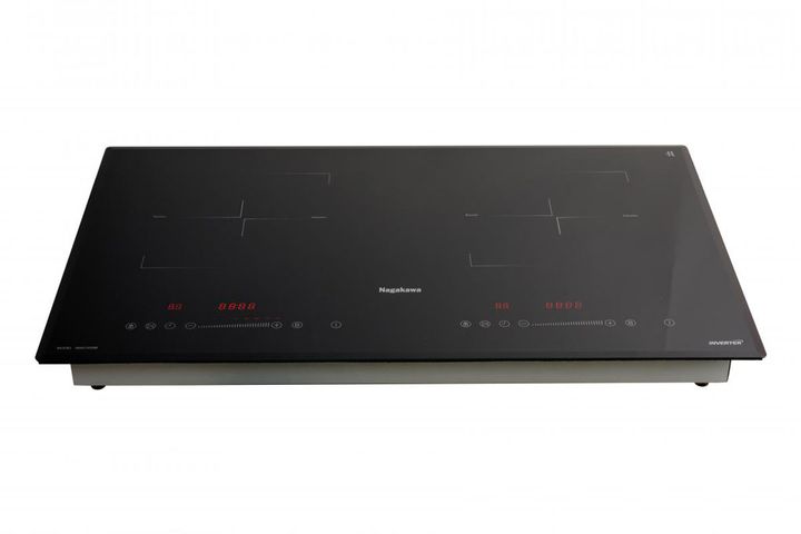 Bếp Từ Đôi Nagakawa NAG1202M - Bếp Điện Âm Tiết Kiệm Năng Lượng, Công Suất Cao 4400W, Bảng Điều Khiển Cảm Ứng Thông Minh
