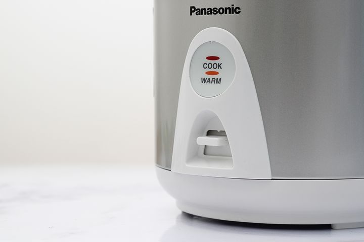 Nồi Cơm Điện Panasonic SR-MEV10LRA 1L Màu Ghi - Nấu Cơm Nhanh, Chống Dính, Phù Hợp Gia Đình Nhỏ - Quà Tặng Thích Hợp