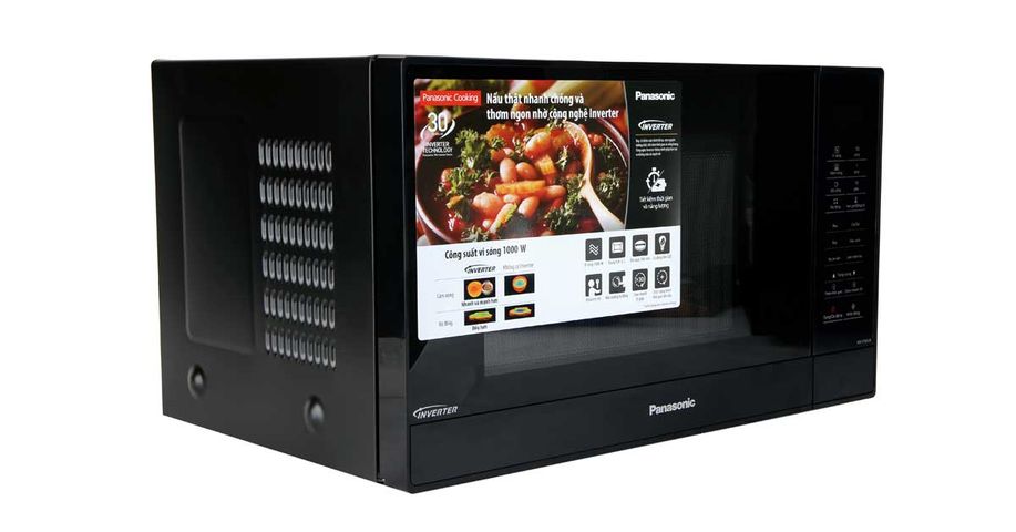 Lò Vi Sóng Panasonic NN-ST65JBYUE 32L - Đa Chức Năng, Công Suất 1000W, Thiết Kế Hiện Đại, Hẹn Giờ, Công Nghệ Inverter Tiết Kiệm Điện