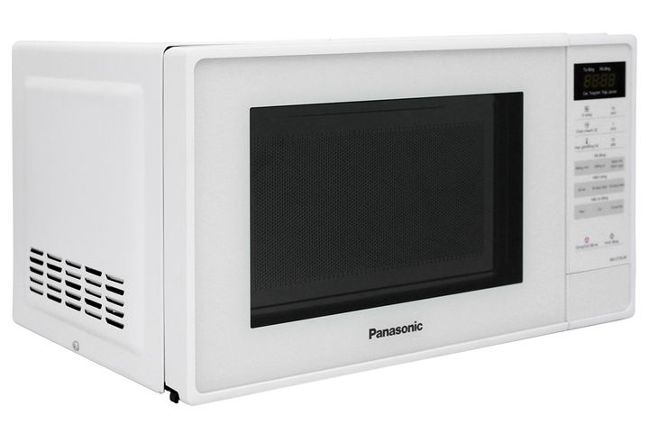 Lò Vi Sóng Panasonic NN-ST25JWYUE 20L - Thiết Kế Trắng Sang Trọng, Đa Chức Năng Hâm, Nấu, Rã Đông, Điều Khiển Điện Tử Tiếng Việt