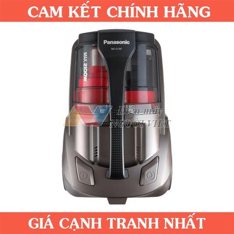 Máy hút bụi Panasonic MC-CL787TN49 2100W - Công nghệ gió xoáy tiên tiến, Hút sạch mọi ngóc ngách, Dung tích chứa bụi lớn 2.2L