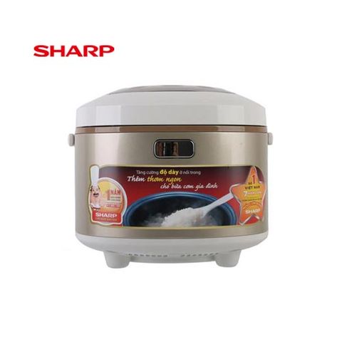 Nồi Cơm Điện Sharp KS-TH18-GL 1.8 Lít - Sang Trọng, Hẹn Giờ Thông Minh, Công Nghệ Nấu 3D, Dùng Cho 4-6 Người