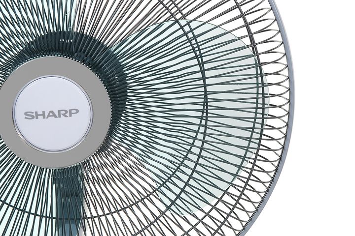 Quạt đứng Sharp PJ-L40RV-LG 50W - Quạt lửng 40cm điều chỉnh chiều cao, 3 tốc độ gió, điều khiển từ xa tiện lợi, thiết kế sang trọng