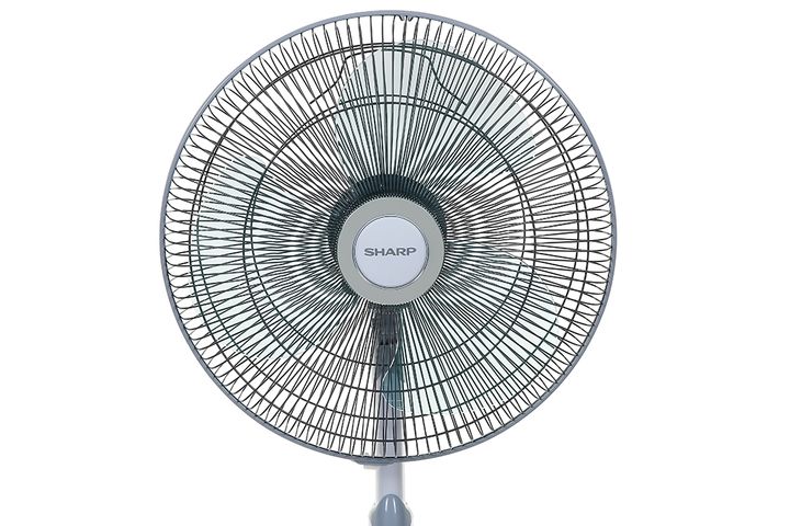 Quạt đứng Sharp PJ-L40RV-LG 50W - Quạt lửng 40cm điều chỉnh chiều cao, 3 tốc độ gió, điều khiển từ xa tiện lợi, thiết kế sang trọng