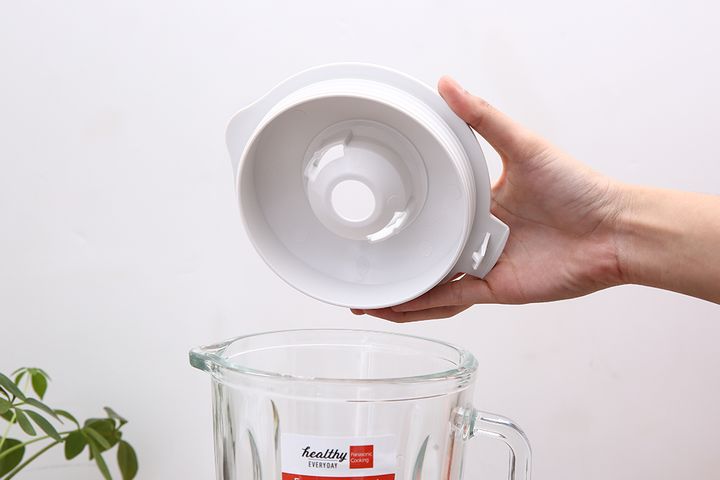 Máy Xay Sinh Tố Panasonic MX-MG5351WRA 700W - Cối Thủy Tinh, Lưỡi Dao Thép Không Gỉ, Công Nghệ Đảo Trộn V&M, Xay Đá và Hạt Dễ Dàng
