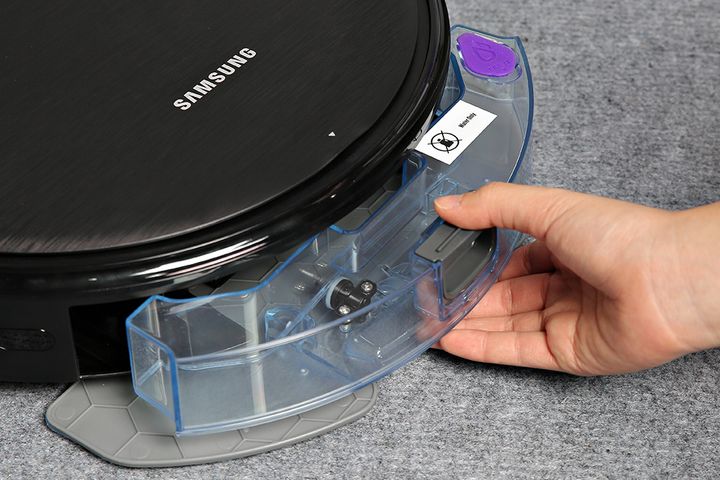 Robot Hút Bụi Lau Nhà Samsung VR05R5050WK/SV 55W - Thiết Kế Gọn Nhẹ, Công Suất 4200 Pa, Điều Khiển Qua Ứng Dụng Thông Minh