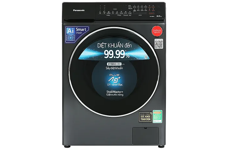 Máy giặt sấy Panasonic NA-V90FR1BVT inverter giặt 9kg sấy 2kg
