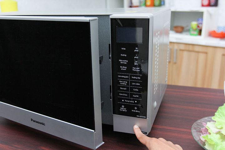 Lò Vi Sóng Panasonic NN-GF574MYUE 27L Inverter Nướng - Thiết Kế Hiện Đại, Tiết Kiệm Năng Lượng, Dùng Cho Gia Đình