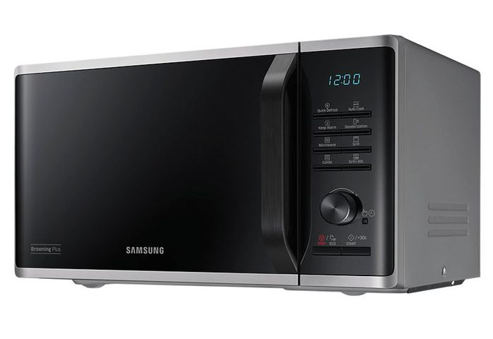 Lò Vi Sóng Có Nướng Samsung MG23K3515AS/SV 23L - Công Suất 800W Nướng 1100W, Chức Năng Đa Dạng, Tiện Lợi Cho Gia Đình