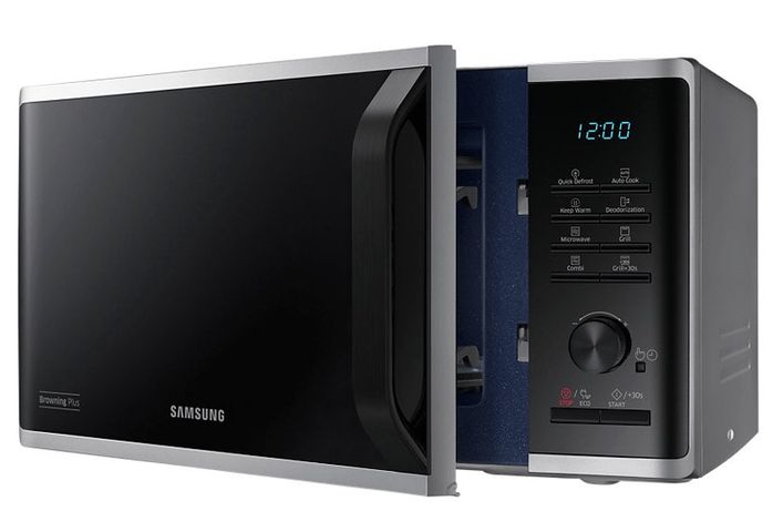 Lò Vi Sóng Có Nướng Samsung MG23K3515AS/SV 23L - Công Suất 800W Nướng 1100W, Chức Năng Đa Dạng, Tiện Lợi Cho Gia Đình