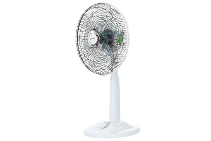 Quạt đứng Sharp PJ-L40RV-WH 50W - Quạt 3 cánh 40cm có điều khiển từ xa, hẹn giờ, thiết kế nhỏ gọn, an toàn và tiết kiệm điện cho gia đình.