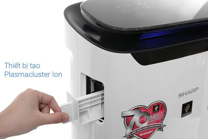 Máy Lọc Không Khí Sharp FP-J60E-W - Công Nghệ Inverter, Phù Hợp Phòng Dưới 48m2, Lọc Không Khí Hiệu Quả, Sang Trọng, Tiết Kiệm Điện