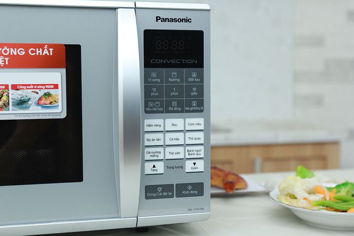 Lò Vi Sóng Panasonic NN-CT655MYUE 27L Điện Tử Nướng - Dụng Cụ Nấu Nướng Tiện Lợi Cho Gia Đình