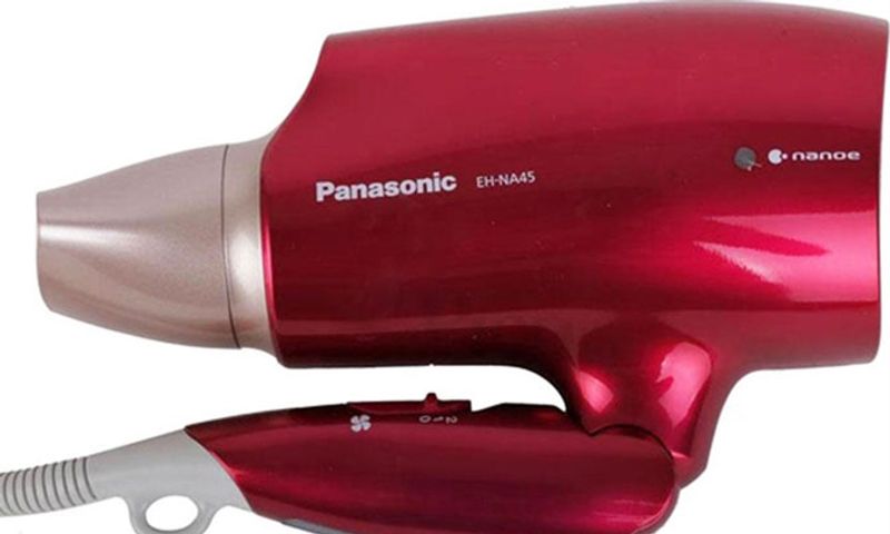 Máy Sấy Tóc Panasonic EH-NA45RP645 1600W - Hai Chế Độ Sấy, Thiết Kế Gập Gọn, Đầu Sấy Kép Giúp Tóc Khô Nhanh Hơn