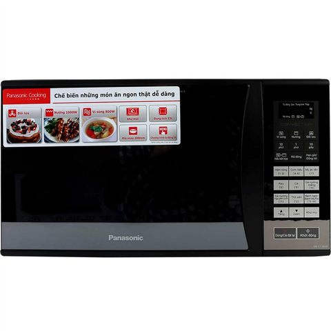 Lò vi sóng Panasonic NN-CT36HBYUE 23L - Lò nướng đa chức năng, thiết kế hiện đại, nấu tự động thuận tiện cho gia đình