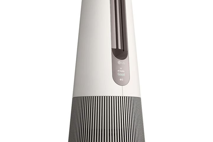 Máy Lọc Không Khí LG PuriCare AeroTower Màu Be - Công Nghệ UVnano, Lọc Bụi PM0.3 Hiệu Quả Trong Phạm Vi Dưới 76m²
