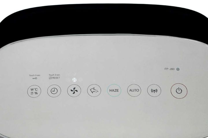 Máy Lọc Không Khí Sharp FP-J80EV-H 25000 Ion/cm³ - Thiết Kế Sang Trọng, Điều Khiển Qua Điện Thoại, Phù Hợp Phòng Dưới 62m²