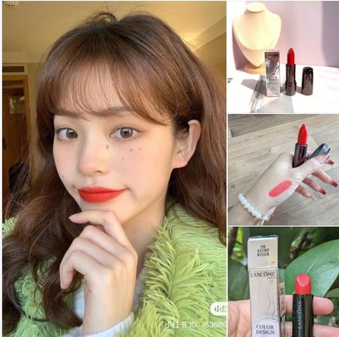 Son Lancome 156 Retro Rouge 0.14 Oz / 4 G Lip