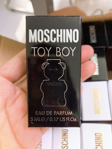 Nhí Gấu Nam - Nước Hoa Moschino Toy Boy Eau De Parfum 5ml cho Nam, Mùi Hương Tươi Mát, Quyến Rũ và Độc Đáo