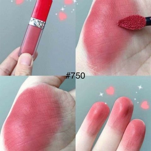 Son Dior 750 Blossom - Son Kem Ultra Care Liquid Hồng Nâu Cao Cấp, Dưỡng Ẩm Mịn Mướt, Phong Cách Thời Trang Pháp