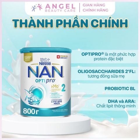 Sữa Nan Nga Optipro Nestle Số 2 800g - Dinh Dưỡng Tốt Cho Bé