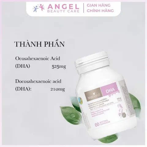 Viên Vitamin bầu DHA Bioisland - 60 Viên