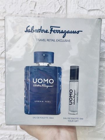 Nước Hoa Salvatore Ferragamo Set Uomo Urban Feel EDT 100ml + 10ml - Hương Thơm Nam Tính, Sang Trọng và Quyến Rũ