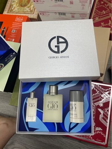 Set Giorgio Armani Acqua di Gio Pour Homme EDT 100 ml + EDT 15 ml + LKM 75 g