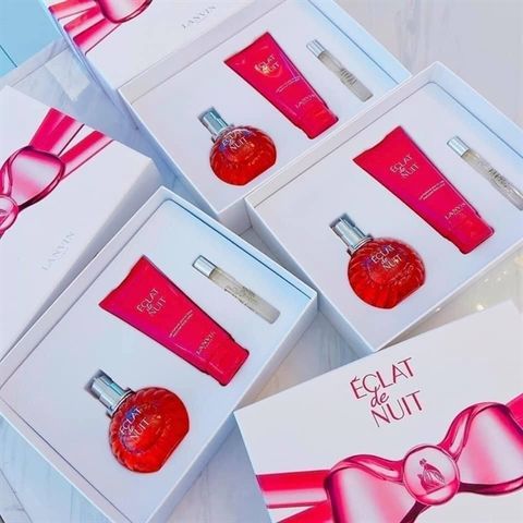 Set Nước Hoa Và Lotion Lanvin Eclat De Nuit Edp 100ml - Bộ Quà Tặng Quyến Rũ Cho Phái Đẹp