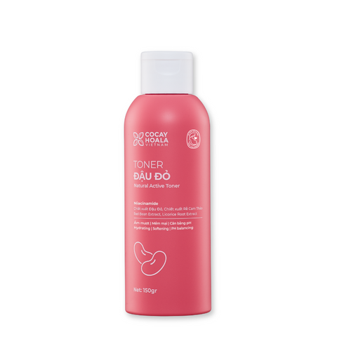 Toner Đậu Đỏ Cỏ Cây Hoa Lá - Dưỡng Ẩm, Cân Bằng pH, Giảm Kích Ứng, Phù Hợp Cho Da Nhạy Cảm 150g