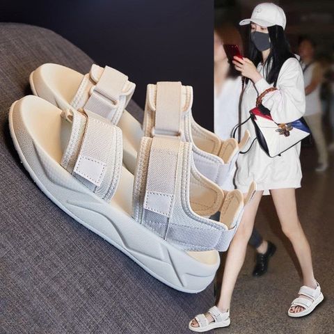 Sandal Nữ 2 Quai Dán Đế 3 Phân M268 CConiichii - Xăng Đan Thời Trang Đẹp Nhiều Màu Cho Mùa Hè