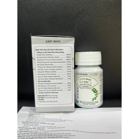 Viên uống thanh nhiệt tiêu độc Fito 40 viên - Giải độc, hỗ trợ gan, giảm ngứa, mụn nhọt, cải thiện tình trạng nóng trong người