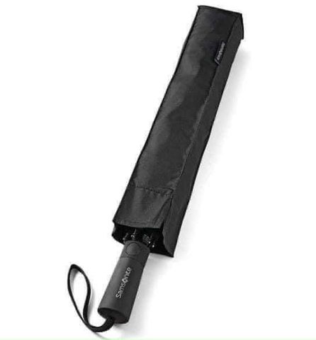 Ô Cản Gió Mở Tự Động Samsonite 51700-1041 - Ô Sang Trọng, Chống Nước Teflon, Thiết Kế Đen 2 Tầng, Hàng Nội Địa Đức