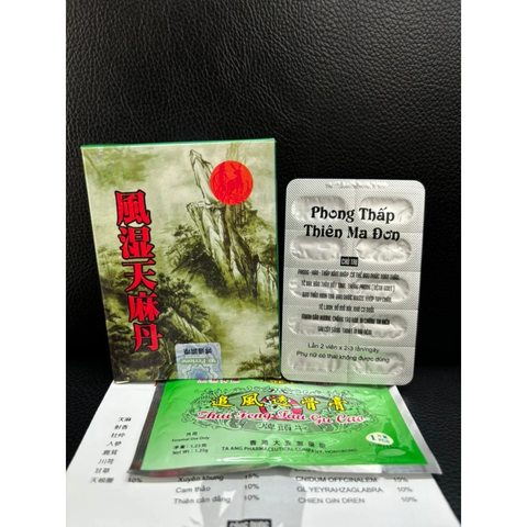 Viên Uống Hỗ Trợ Xương Khớp Phong Thấp Thiên Ma Đơn 30 Viên - Giải Pháp Cho Đau Nhức, Đau Thần Kinh Tọa, Khó Co Duỗi