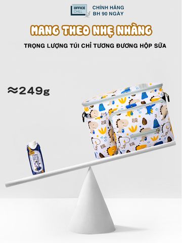 Túi Đựng Đồ Treo Xe Đẩy Em Bé OFFICE CHILL - 5 Ngăn Chống Thấm, Gắn Dễ Dàng, Tiện Lợi Cho Mẹ Khi Ra Ngoài