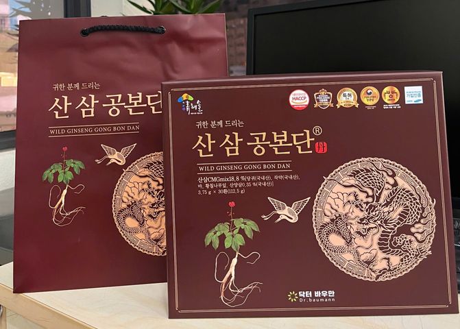 Viên đan sâm núi Gong Bon Dan 30 viên - Bổ não, tăng cường trí nhớ, hỗ trợ tuần hoàn máu, giảm đau đầu và căng thẳng.