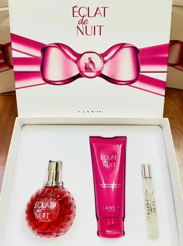 Set Nước Hoa Và Lotion Lanvin Eclat De Nuit Edp 100ml - Bộ Quà Tặng Quyến Rũ Cho Phái Đẹp