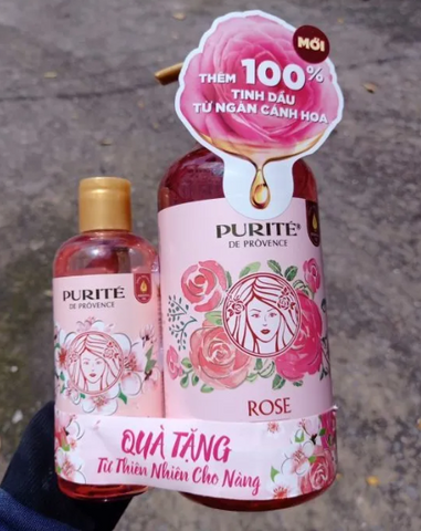 Sữa Tắm Purité 850ML + 250ML - Dưỡng Ẩm Da, Hương Thơm Tự Nhiên, Phù Hợp Mọi Loại Da, Mỹ Phẩm Cao Cấp Mỹ