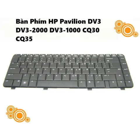 Bàn Phím Laptop HP Pavilion DV3-2000 DV3-1000 CQ30 CQ35 - Thay Thế Chất Lượng Cao, US Layout, Độ Nhạy Tốt