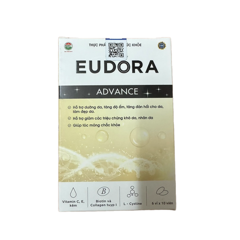 Viên Uống Eudora Advance Đẹp Da, Chắc Khoẻ Tóc Móng - Hộp 50 Viên