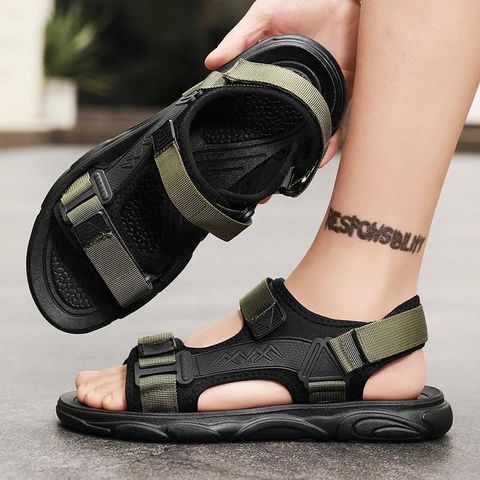 Dépt Sandal Nam Quai Ngang MM S14M - Dép Quai Hậu Thời Trang Mẫu Mới, Đế Cao Su Chất Lượng Cao, Phong Cách Nam Thời Thượng