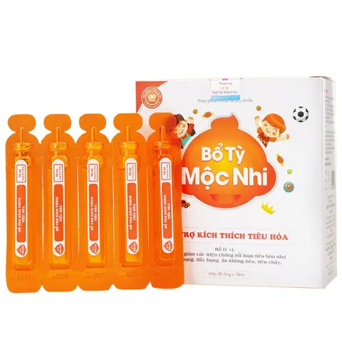 Siro Bổ Tỳ Mộc Nhi Hỗ Trợ Kích Thích Tiêu Hoá Cho Bé Ăn Ngon (Hộp 20 ống x 10ml)